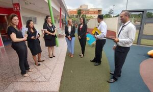 Realizan recorrido por las instalaciones del Espacio de Desarrollo Infantil del Palacio de Justicia de CDE