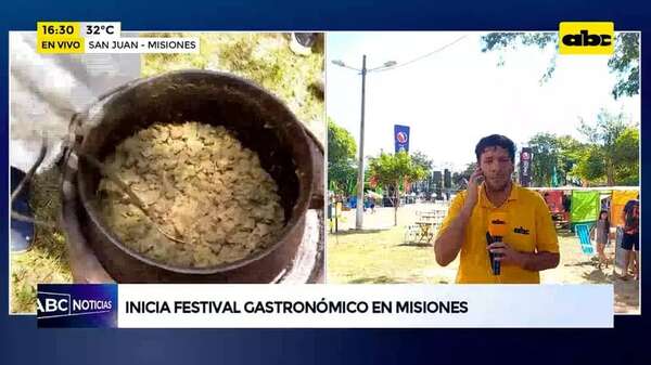 Video: inicia festival gastronómico en Misiones - ABC Noticias - ABC Color