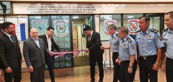 Nuevas oficinas de la Policía en el aeropuerto Guaraní para combatir el crimen organizado - ABC en el Este - ABC Color