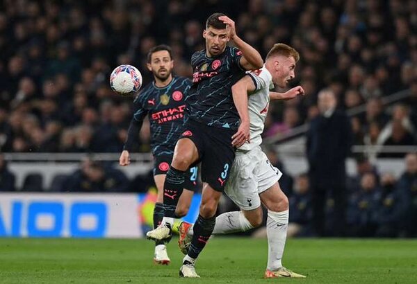 Manchester City avanza a octavos de final de la FA Cup con una victoria por 1-0 sobre el Tottenham