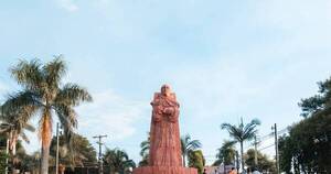 La Nación / Inauguran monumento en honor a Fray Luis de Bolaños en Caazapá