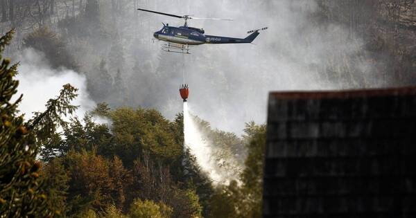 La Nación / Incendio arrasa unas 600 hectáreas de parque en la Patagonia argentina