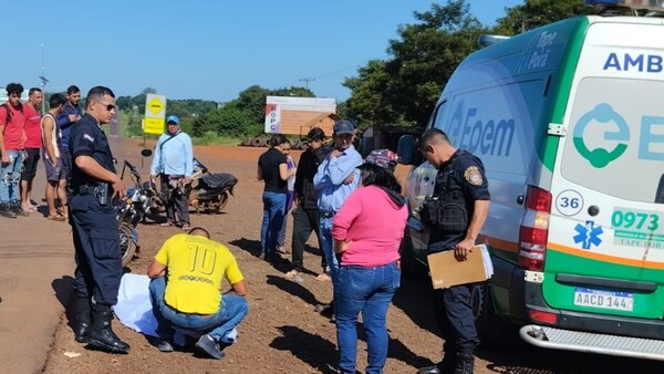 Anciano fallece mientras conducía su motocicleta en Minga Guazú