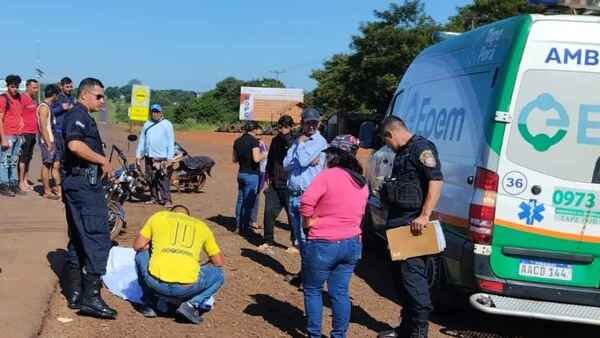 Anciano fallece mientras conducía su motocicleta en Minga Guazú