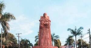 La Nación / Inauguran monumento en honor a fray Luis de Bolaños en Caazapá