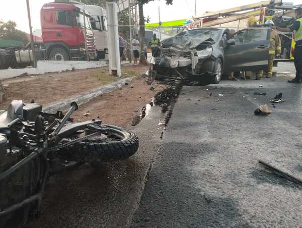 Fatal colisión en Acceso Sur deja un motociclista fallecido - Megacadena - Diario Digital