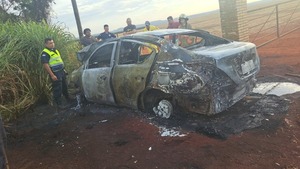 Minga Guazú: sicarios hieren a niña de 11 años y queman auto utilizado en atentado - ADN Digital