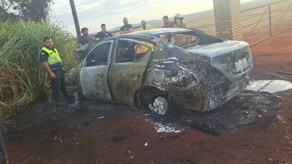 Minga Guazú: sicarios hieren a niña de 11 años y queman auto utilizado en atentado - ADN Digital