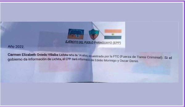 EPP pide información de Lichita y a cambio datos sobre Edelio y Oscar