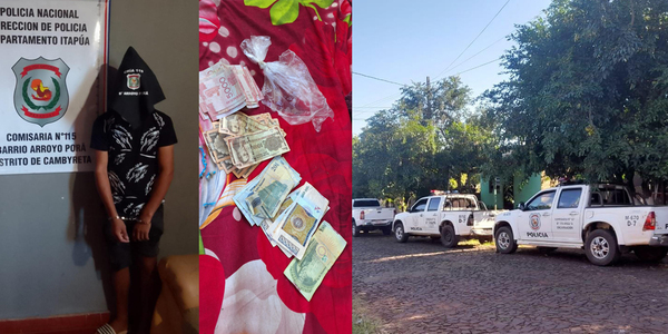 ALLANARON VIVIENDA EN ARROYO PORÁ EN PROSECUCIÓN A UN HURTO - Itapúa Noticias