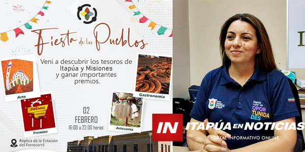“FIESTA DE LOS PUEBLOS" SE REALIZARÁ EL PRÓXIMO 2 DE FEBRERO - Itapúa Noticias