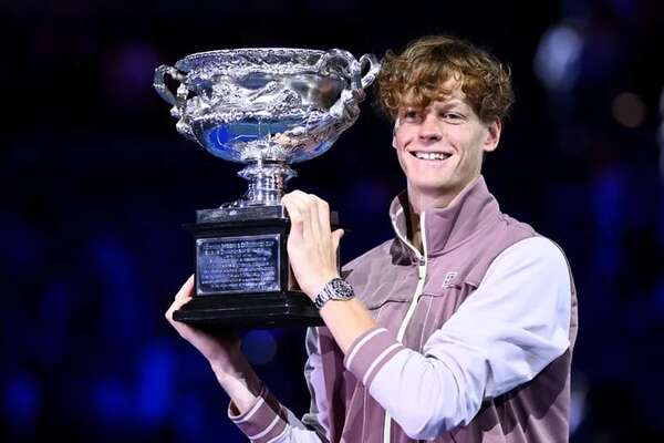 Sinner gana su primer Grand Slam tras remontar a Medvedev en Australia - Tenis - ABC Color