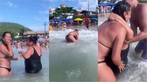 [VIDEO] ¡La mami de Larissa Riquelme tuvo un accidente en el mar!