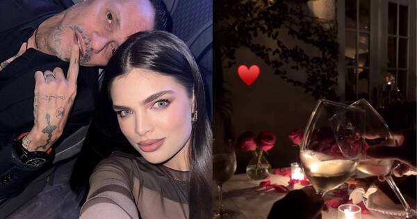 La Nación / “Suerte la mía”: Marc Anthony celebró aniversario con Nadia Ferreira