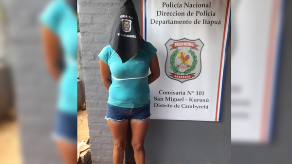 Madre ebria detenida por atacar a su hija en Cambyretá