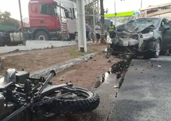 Motoca murió atropellado en Ñemby