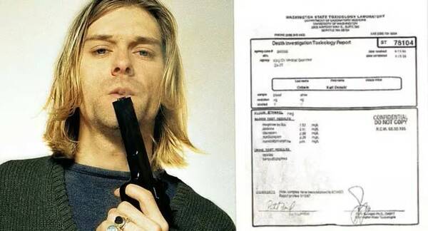 ¡Filtran el informe de la autopsia del cantante Kurt Cobain, 30 años después!