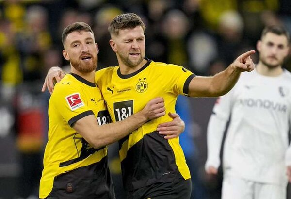Füllkrug lleva al Dortmund al cuarto puesto con triplete ante el Bochum