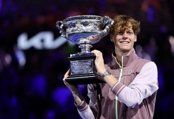 Sinner remonta contra Medvedev y gana el Abierto de Australia