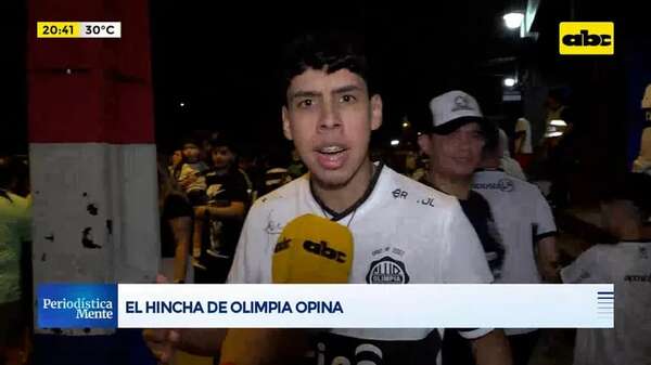 Video: el hincha de Olimpia opina tras el empate - Periodísticamente - ABC Color