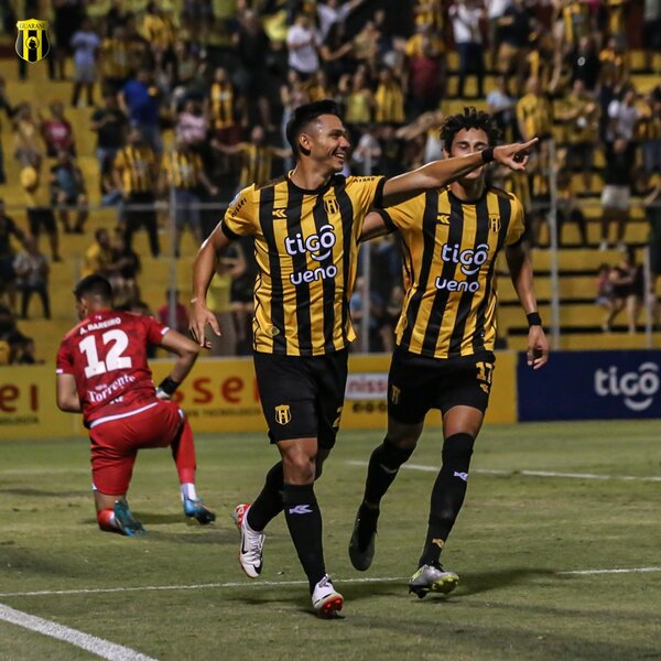 Walter González volvió al gol en la goleada de Guaraní | 1000 Noticias