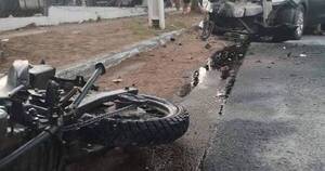 La Nación / Motociclista falleció en accidente