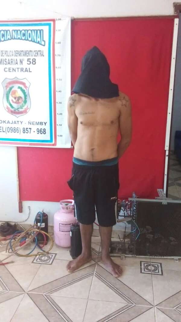 Vecinos de Ñemby detuvieron a un ladrón en flagrancia - Policiales - ABC Color