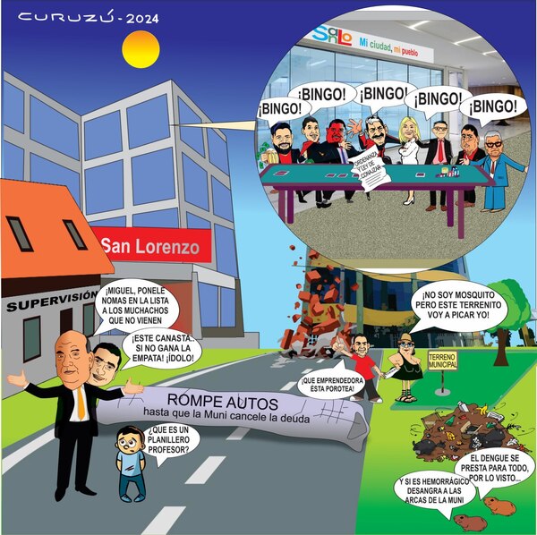 Mbeguemi online: Cheque en blanco, educación en planillas, bingo, etc » San Lorenzo PY