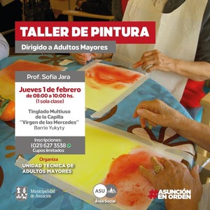 Invitan a taller de pintura gratuito para adultos mayores - .::Agencia IP::.