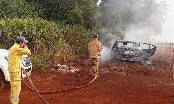 Hieren a una niña en ataque y abandonan vehículo incinerado en Minga Guazú – Prensa 5