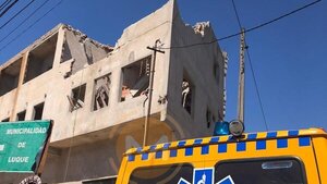 Derrumbe de edificio en Luque deja dos heridos