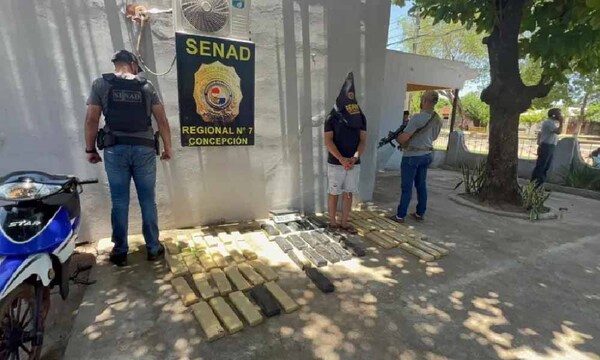 Detienen a motociclista que transportaba 67 kilos de marihuana en Concepción – Prensa 5