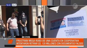 Frustran mega robo de una cuenta en Cooperativa | Telefuturo