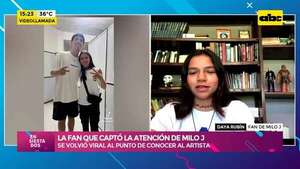 Video: la fan que captó la atención de Milo J - Ensiestados - ABC Color