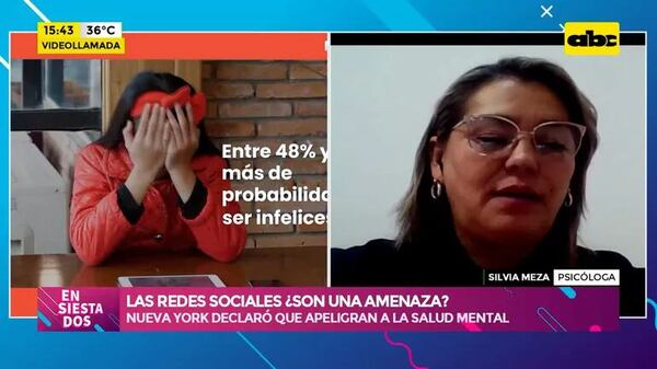 Video: las redes sociales y la amenaza para la salud mental - Ensiestados - ABC Color