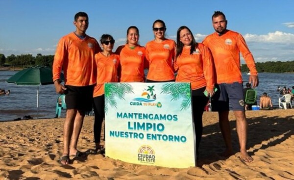 Desarrollan campaña “Cuidá tu playa” en la Costanera Ñande Renda