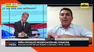 Video: Santiago Peña oficializó modificación del Fonacide  - Mesa de Periodistas - ABC Color