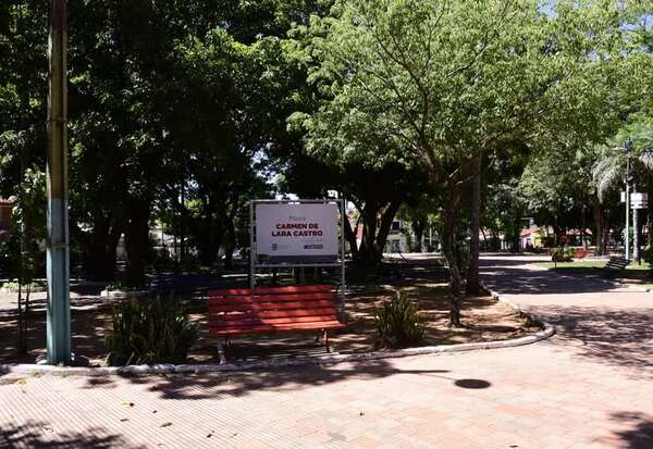 Plaza Carmen de Lara Castro: vecino lamenta que el cambio de nombre se vuelva político - Nacionales - ABC Color