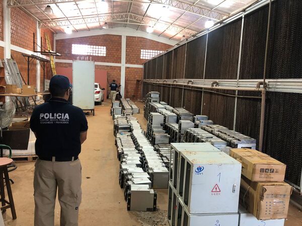 Minería de Criptomonedas: Desmantelaron equipos por más de 10 millones de Dólares