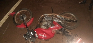 Accidente deja un motociclista fallecido en Coronel Bogado