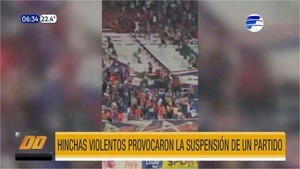 Enfrentamiento entre barrabravas suspendió el partido de Cerro Porteño y 2 de Mayo - Noticias Paraguay
