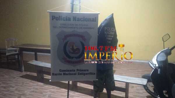 Brasileño es detenido en la línea internacional intentando hurtar una motocicleta - Radio Imperio 106.7 FM