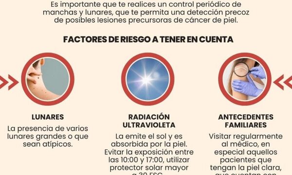 Brindan recomendaciones para evitar cáncer de piel