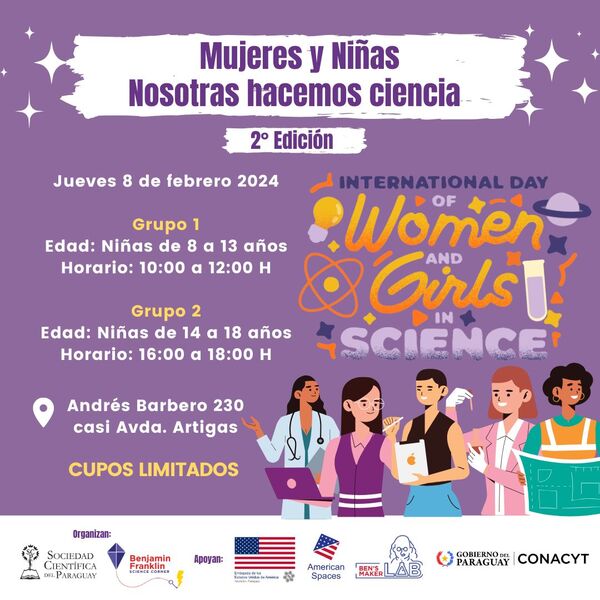 Empoderando a niñas en ciencia: Invitan a evento en la Sociedad Científica del Paraguay - .::Agencia IP::.