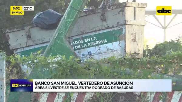 Video: Banco San Miguel, vertedero de Asunción - ABC Noticias - ABC Color