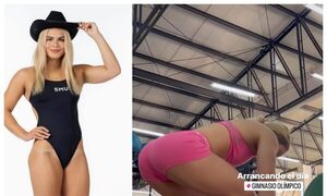 Hot total: ¡Nadadora peló cola!