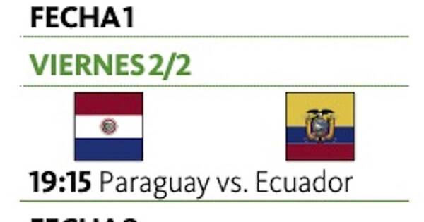 La Nación / Albirroja debutará contra Ecuador