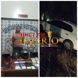 Recuperan automóvil robado en Ponta Porã y detienen al supuesto autor - Radio Imperio 106.7 FM