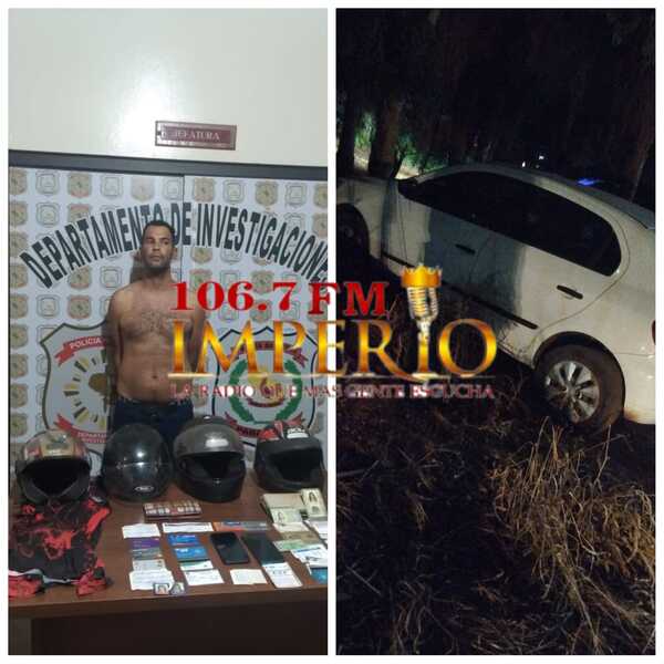 Recuperan automóvil robado en Ponta Porã y detienen al supuesto autor - Radio Imperio 106.7 FM