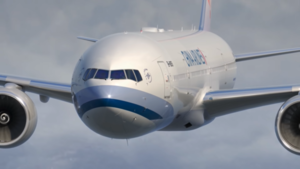 Un boeing 777  rompió récord  llegando a  mach 1